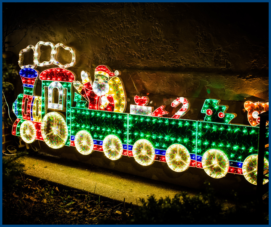 Holiday Decoration Safety Tips- Train Lights