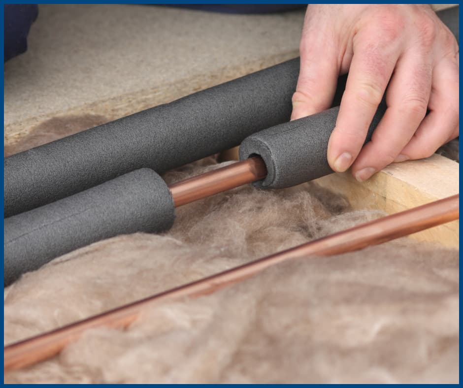 Winter Home Maintenance Tips- Insulate pipes